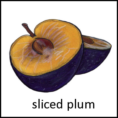 Sliced Plum