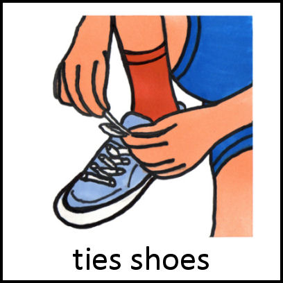 Tie shoes