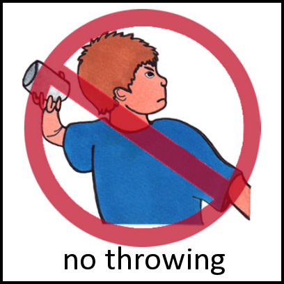 No Throwing