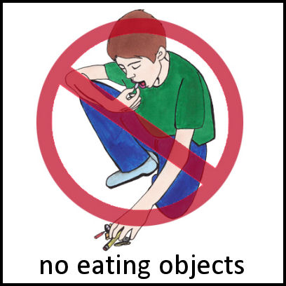 No Eating Objects