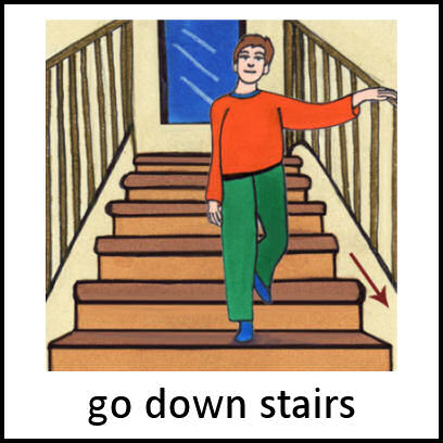 Go Down Stairs