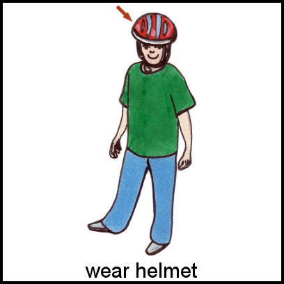 Wear Helmet